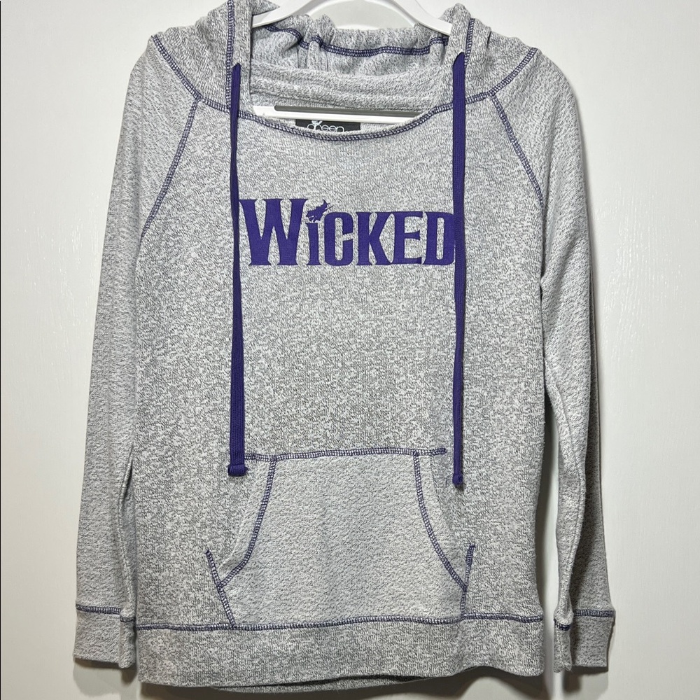 Green for Good, WICKED WEAR Light Heather Gray with Purple Accents W-M
